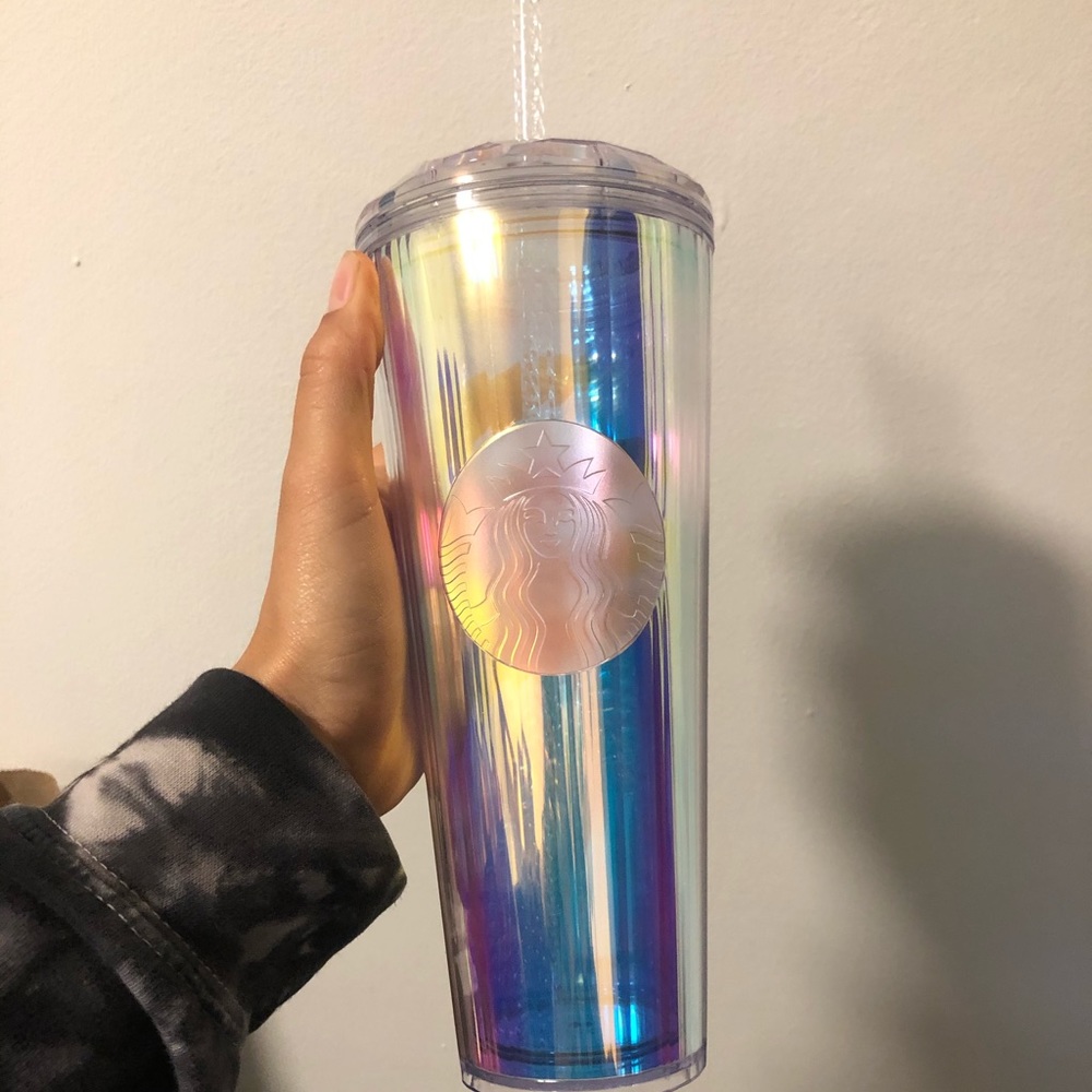 Starbucks Iridescent Kaleidoscope Reusable Tumbler